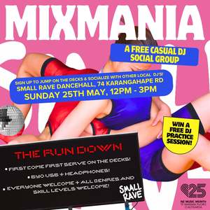 Events: MIXMANIA - A FREE CASUAL DJ SOCIAL GROUP