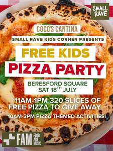 Events: FREE PIZZA PARTY IN BERESFORD SQ