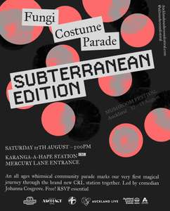 Events: AUCKLAND MUSHROOM FESTIVAL FUNGI COSTUME PARADE