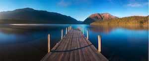 Romantic wharf on Lake Rotoiti Smart Art Design