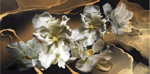 Products: White tulips Smart Art Design