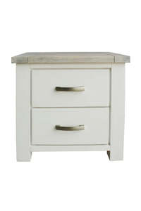 2 Tone 2 Drawer Bedside