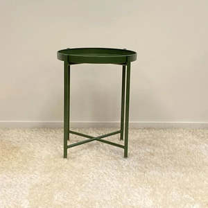 Sofia Round Side Table Green