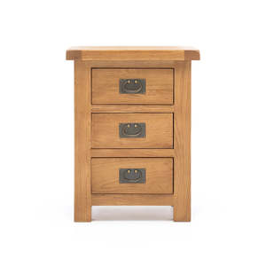 Salisbury 3 Drawer Bedside