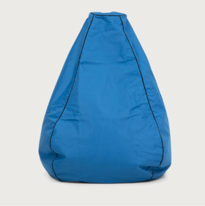 Blue Canvas Bean Bag