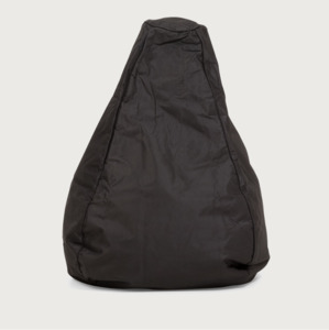 Black Canvas Bean Bag