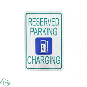 Reserved parking EV charging sign