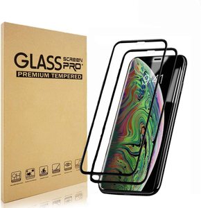 Products: Full Coverage Screen Protector for iPhones, Black Edge, Tempered Glass Film , Case-Friendly, HD Clear - SmartfixNZ