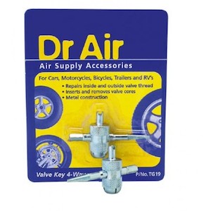 Wheels: Tyre Valve Tool 4-Way -DR AIR