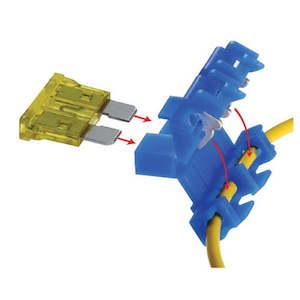 Quick Connect In-Line Standard Ats Blade Fuse Holder (Box Of 50)