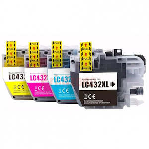 Printer Cartridges / Ink: Brother LC432 XL Ink Cartridges For Printer MFC-J5740DW , MFC-J6940DW ,  MFC-J5340DW MFC-J6540DW MFC-J6740DW *4