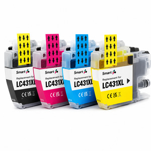Brother Ink Cartridges: Brother LC431XL Compatible Ink Cartridges 4 Pack – Black Cyan Magenta Yellow – High Yield