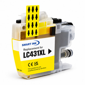 Brother LC431XLY Compatible Yellow Ink Cartridge – High Yield – Suits MFC-J1&hellip;