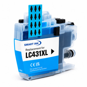 Brother LC431XLC Compatible Cyan Ink Cartridge – High Yield – Suits MFC-J101&hellip;