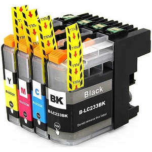 Brother Ink Cartridges: Brother LC233 / LC231 Compatible Ink Cartridges – BK/C/M/Y & Full Set