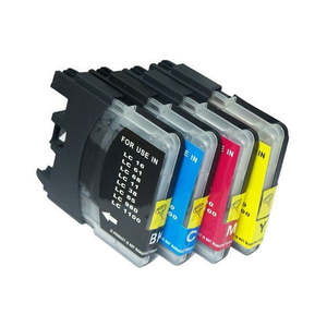 Brother Dcp 165c Ink: Brother LC38 Compatible Ink Cartridges – 4 Colour Set BK, C, M, Y