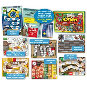 Board Games: 7 Maths Board Games - Pack 3