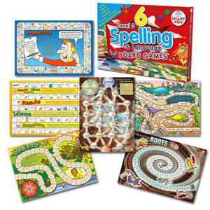 Board Games: 6 Spelling Board Games Level 3