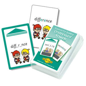 Vowel Phonemes: Unstressed Vowels Chute Cards