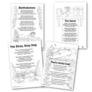 Vowel Phoneme Poems Black Line