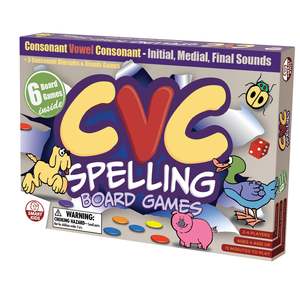 Board Games Literacy: 6 CVC Board Games