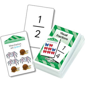 Smart Chute Visual Calculation: Visual Fractions Chute Cards