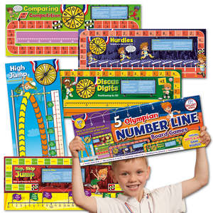 Olympian Number Line Games