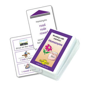 Esol Vocabulary: Homonyms Chute Cards