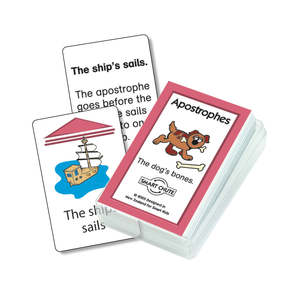 Esol Vocabulary: Apostrophes Chute Cards