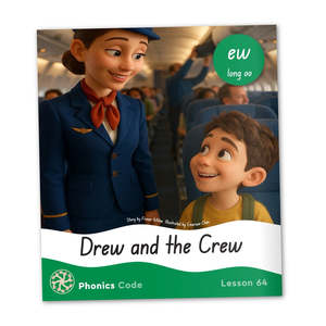 Phonics Code: Phonics Code Book 64 - ew says /long oo/