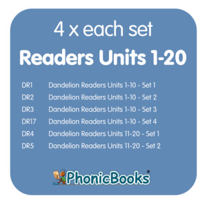 Decodable Books: Dandelion Readers 1-20 School Bundle