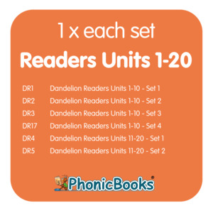 Decodable Books: Dandelion Readers 1-20 Bundle