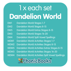 Decodable Books: Dandelion World Classroom Bundle