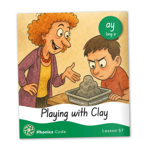 Sapling Year 1 2: Decodable Book 57 - ay says /long a/