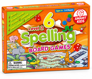 6 Spelling Board Games Level 2