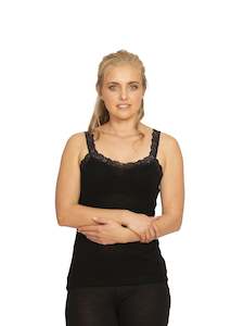 Camisole: Merino Lace Camisole