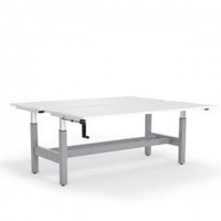 Adjustable Height Shared Desk Cubit 1500 x 800 - ADJUSTABLE HEIGHT DESKING