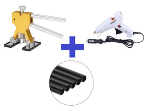 Dent Removal: PDR Bundle Dent Puller + Hot Glue Gun + 2pcs Of Hot Glue sticks