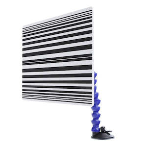 Dent Removal: White Multi-Line Reflector Board With Stand and Suction Cup