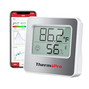 Smart Home Thermometer Thermopro TP357 Bluetooth Indoor Hygrometer App Alert