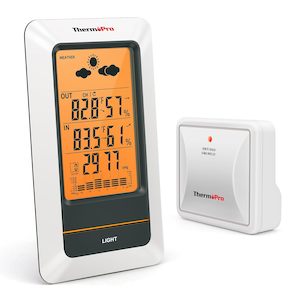 Home Living: ThermoPro TP67 Weather Station Wireless Indoor Outdoor Thermometer Hygrometer