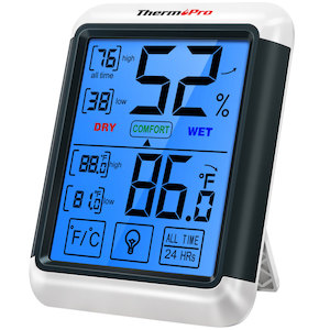 Thermopro TP55 Digital Indoor Thermometer with Touch screen Hygrometer