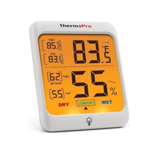ThermoPro TP53 Wireless ThermoPro Humidity & Temperature Monitor with Touchscreen Backlight
