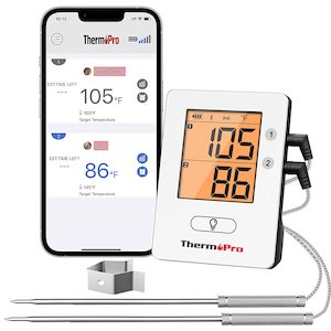ThermoPro TP910 Wireless Smart Thermometer 2 Probes Free App