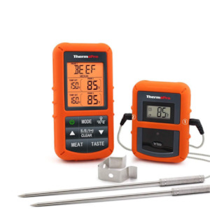 Meat Thermometers: ThermoPro TP20 Wireless Dual Probe BBQ Cooking Meat Thermometer