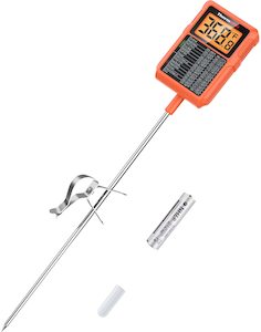Instant Read Meat Thermometers Nz: Cooking Thermometer ThermoPro TP510 Waterproof Digital Candy Oil Thermometer