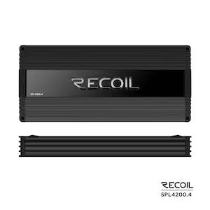 Recoil SPL4200.4 4200 WATTS CLASS-D 4-CHANNEL AMPLIFIER Power @1Ohm (14.4V) 1050W x 4 P