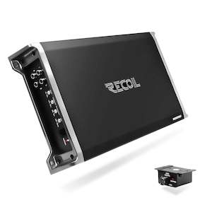 Car Amplifiers: Recoil RED1200.1 Car Amplifier 2500 Watts Max Class-D Car Audio Mono-block Amp