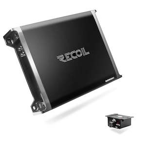 Car Amplifiers: Recoil RED600.1 Car Amplifier 1000W Class-D Car Audio Mono-block Subwoofer Amp