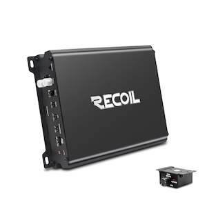 Recoil DI1200.1 Class-D Car Mono-block Subwoofer Amplifier 2400W Max 2/4 Ohm